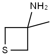 3-Methyl-3-thietanamine Structure