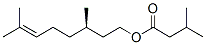 (R)-3,7-dimethyloct-6-enyl isovalerate Structure