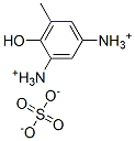 [5-ammonio-3-methyl-2-hydroxyphenyl]ammonium sulphate  Structure