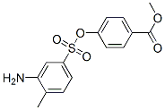 methyl 4-[[(3-amino-4-tolyl)sulphonyl]oxy]benzoate Structure