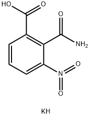 2-(Aminocarbonyl)-3-nitrobenzoic Acid Potassium Salt Structure