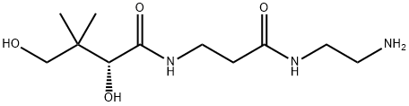 (R)-N-(3-((2-Aminoethyl)amino)-3-oxopropyl)-2,4-dihydroxy-3,3-dimethylbutanamide Structure