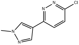 3-chloro-6-(1-methyl-1H-pyrazol-4-yl)pyridazine Structure