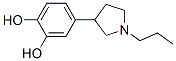 3-(3,4-디히드록시페닐)-1-n-프로필피롤리딘 구조식 이미지