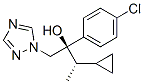 1H-1,2,4-Triazole-1-ethanol, .alpha.-(4-chlorophenyl)-.alpha.-(1-cyclopropylethyl)-, (R*,S*)- Structure