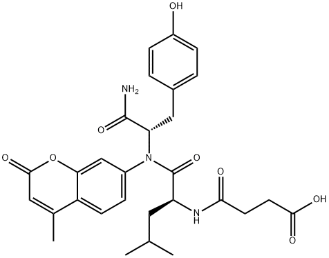 SUC-LEU-TYR-AMC 구조식 이미지