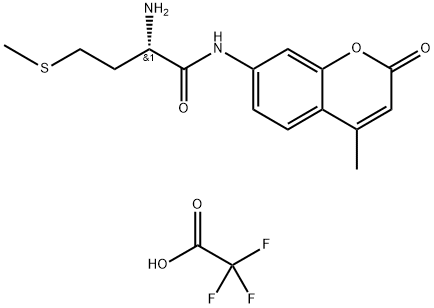 L-METHIONINE 4-METHYL-7-COUMARINYLAMIDE TRIFLUOROACETATE Structure