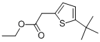 에틸2-(5-TERT-부틸티오펜-2-YL)아세테이트 구조식 이미지