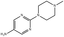 2-(4-메틸피페라진-1-일)피리미딘-5-아민 구조식 이미지
