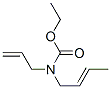 Carbamic  acid,  N-2-buten-1-yl-N-2-propen-1-yl-,  ethyl  ester Structure