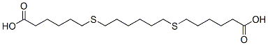 6-((6-((5-Carboxypentyl)thio)hexyl)thio)hexanoic acid Structure