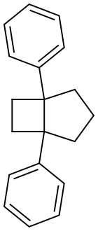 1,5-Diphenylbicyclo[3.2.0]heptane Structure