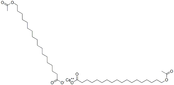 (acetato-O)(stearato-O)calcium Structure