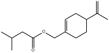 [4-(1-methylvinyl)-1-cyclohexen-1-yl]methyl isovalerate Structure