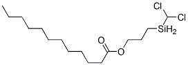 3-(dichloromethylsilyl)propyl laurate  Structure