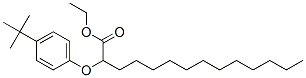 ethyl 2-(p-tert-butylphenoxy)tetradecanoate Structure