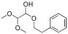 2,2-dimethoxy-1-(2-phenylethoxy)ethanol Structure