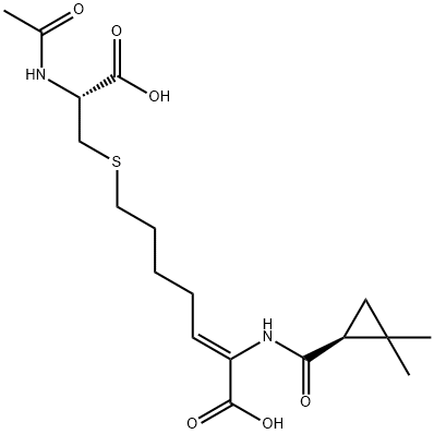 N-acetylcilastatin Structure
