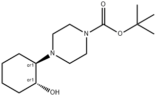 TRANS-2-(4-N-BOC-PIPERAZIN-1-YL)CYCLOHEXANOL Structure