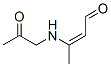 2-Butenal, 3-[(2-oxopropyl)amino]-, (Z)- (9CI) Structure