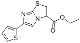 6-(2-THIENYL)IMIDAZO[2,1-B]THIAZOLE-3-CARBOXYLIC ACID ETHYL ESTER Structure