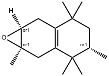 (1aR,4S,7aS)-rel-1a,2,3,4,5,6,7,7a-옥타히드로-1a,3,3,4,6,6-헥사메틸나프트[2,3-b]옥시렌 구조식 이미지