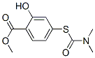 methyl 4-[[(dimethylamino)carbonyl]thio]salicylate Structure