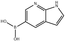 1H-PYRROLO[2,3-B]PYRIDIN-5-YLBORONIC ACID Structure