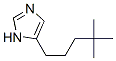 1H-Imidazole,  5-(4,4-dimethylpentyl)- Structure