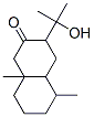 2(1H)-Naphthalenone,  octahydro-3-(1-hydroxy-1-methylethyl)-5,8a-dimethyl- 구조식 이미지