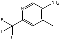 4-Methyl-6-trifluoromethyl-pyridin-3-ylamine 구조식 이미지