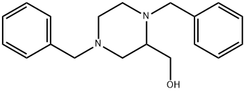 (1,4-Dibenzyl-piperazin-2-yl)-Methanol Structure