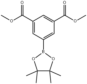 3,5-Bis(methoxycarbonyl)phenylboronic acid pinacol ester Structure