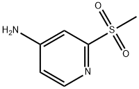 2-(Methylsulfonyl)-4-pyridinamine Structure