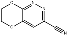 6,7-DIHYDRO[1,4]DIOXINO[2,3-C]PYRIDAZINE-3-CARBONITRILE Structure