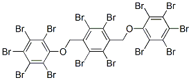 1,2,4,5-테트라브로모-3,6-비스[(펜타브로모페녹시)메틸]벤젠 구조식 이미지