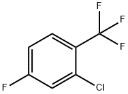 2-CHLORO-4-FLUOROBENZOTRIFLUORIDE 구조식 이미지