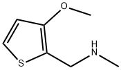 N-METHYL-(3-METHOXYTHIEN-2-YL)메틸라민 구조식 이미지