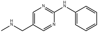 N-메틸-(2-아닐리노피리미딘-5-일)메틸아민 구조식 이미지