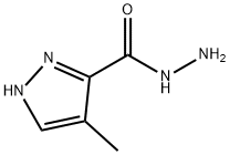 1H-피라졸-3-카르복실산,4-메틸-,히드라지드(9CI) 구조식 이미지