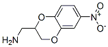 1,4-벤조디옥신-2-메탄아민,2,3-디히드로-6-니트로- 구조식 이미지