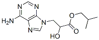 3-adenin-9-yl-2-hydroxypropanoic acid isobutyl ester 구조식 이미지