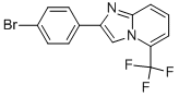 2-(4-Bromo-phenyl)-5-trifluoromethyl-imidazo[1,2-a]pyridine Structure