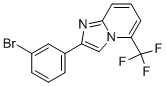 2-(3-브로모-페닐)-5-트리플루오로메틸-이미다조[1,2-a]피리딘 구조식 이미지