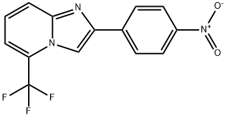 2-(4-니트로-페닐)-5-트리플루오로메틸-이미다조[1,2-a]피리딘 구조식 이미지