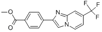 4-(7-트리플루오로메틸-이미다조[1,2-a]피리딘-2-일)-벤조산메틸에스테르 구조식 이미지