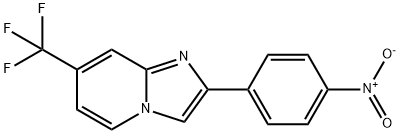 2-(4-Nitro-phenyl)-7-trifluoromethyl-imidazo[1,2-a]pyridine Structure