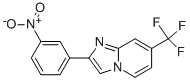 2-(3-니트로-페닐)-7-트리플루오로메틸-이미다조[1,2-a]피리딘 구조식 이미지