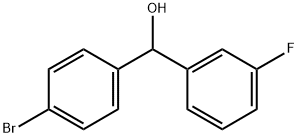 (4-BroMophenyl)(3-fluorophenyl)Methanol Structure