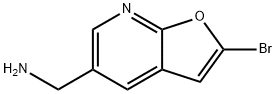 (2-bromofuro[2,3-b]pyridin-5-yl)methylamine Structure